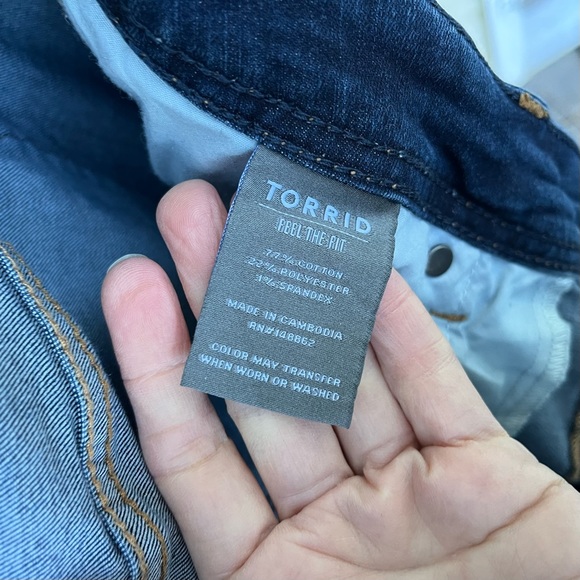Torrid Luxe Slim Boot Jeans #11661101 Sz 20Tall - Picture 7 of 16
